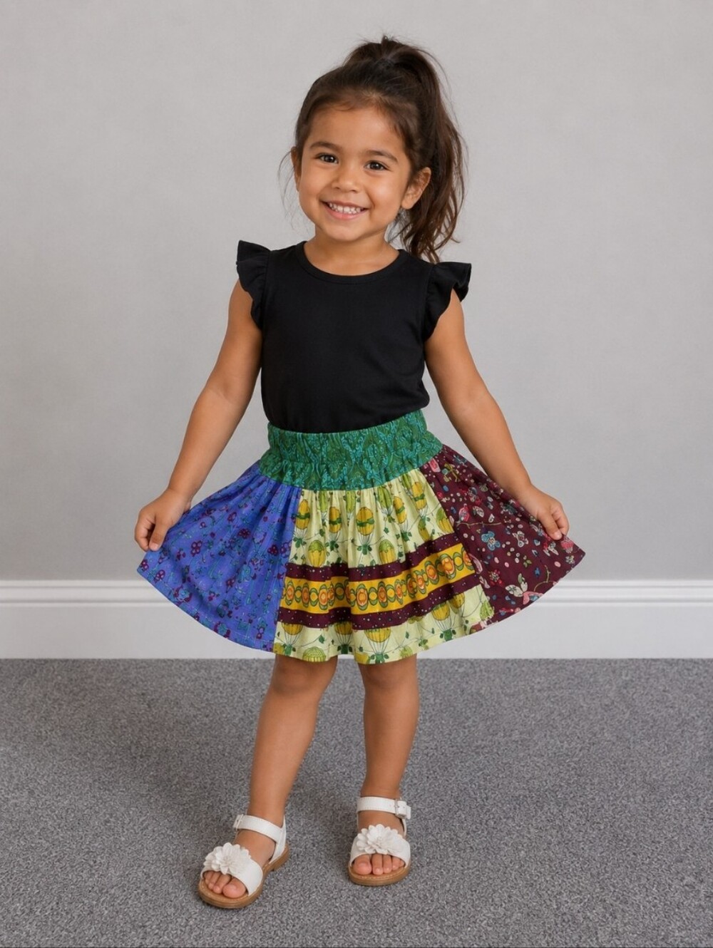 Paint by Numbers by MATILDA JANE skater skirt 4